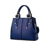 NICOLE&DORIS Women handbag fashion style handbag casual shoulder bag cross-body work bag purse for ladies Navy blue