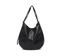 NICOLE & DORIS Women Handbag Top Handle Shoulder Bag Ladies Retro Tote Bag Soft PU Leather Shopper Purse Lightweight Stylish School handbag Elegant Messenger Bag Black