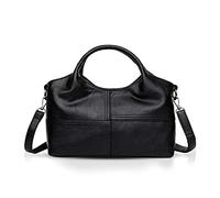 NICOLE & DORIS Women Handbags Fashion Shoulder Bags for Lady Top Handle Bags Over The Shoulder Bags for Women Soft PU Leather Black
