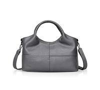 NICOLE & DORIS Women Handbags Fashion Shoulder Bags for Lady Top Handle Bags Over The Shoulder Bags for Women Soft PU Leather Grey