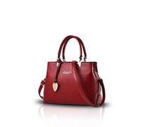 NICOLE & DORIS Women Handbags Ladies Shoulder Bag Fashion Handbags for Women Wine red