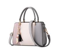 NICOLE&DORIS Women Handbags Tassels Bags Designer Top Handle Shoulder Bags Tote Crossbody Bag for Ladies PU Leather Bag with Pendant