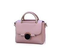 NICOLE & DORIS Women Small Crossbody Shoulder Bag,Trendy Soft Leather Saddle Bags Flip Square Bag Lovely Slant Bag for Girls Purple