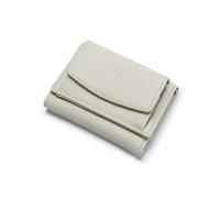 NICOLE & DORIS Women Wallet,Ladies Card Cases Card Holder Small Purse Genuine Leather RFID Blocking,with Multiple Card Slots and Roomy Compartment Cream