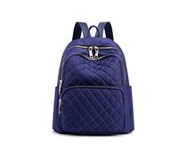 NICOLE & DORIS Womens Casual Backpack Lightweight Nylon Rucksack Anti-Theft Water Proof College Backpack Fashion Daypack Travel Bag School Bags Navy Blue
