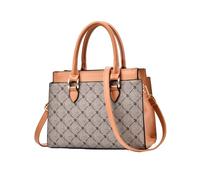 NICOLE & DORIS Women's Designer Top Handle & Crossbody Bag - Clutch & Shoulder Bag in PU Leather - Grey