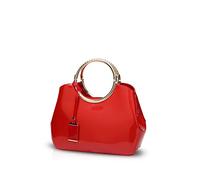 NICOLE & DORIS Women's Handbag Patent Leather Clutch Handbag Evening Bag Shoulder Bag Waterproof Shoulder Bags Fashion Bag with Removable Shoulder Strap