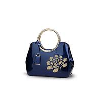 NICOLE & DORIS Women's Handbag Patent Leather Clutch Handbag Evening Bag Shoulder Bag Waterproof Shoulder Bags Fashion Bag with Removable Shoulder Strap