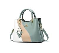 NICOLE & DORIS Womens Handbags Small Top Handle Bags Colorful Shoulder Bag PU Leather Crossbody Bag Cute Hand Bag Girls Messenger Bags Green