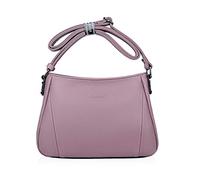 NICOLE & DORIS Women's Purple Hobo Handbag, Waterproof, Multi Pocket, Tote, Shoulder Bag, L Size