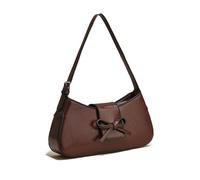 NICOLE & DORIS Womens Shoulder Bag Top Handle Handbag with Bowknot Retro Clutch Purses Bag Lady Underarm Bags PU Leather Phone Bags for Evening Party Daily Coffee