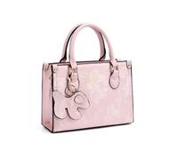 NICOLE & DORIS Women's Small Handbag Trendy Top Handle Bags with Printed | Shoulder Bags with Cute Charm Crossbody Bag PU Leather Satchel for Work Travel Dating