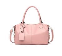 NICOLE & DORIS Womens Tote Handbag Elegant Top Handle Bags Stylish Shoulder Bags Soft PU Leather Crossbody Bag Waterproof Shopper Handbags Pink
