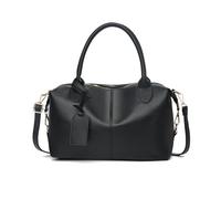 NICOLE & DORIS Womens Tote Handbag Elegant Top Handle Bags Stylish Shoulder Bags Soft PU Leather Crossbody Bag Waterproof Shopper Handbags Black