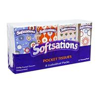 Nicole Home Collection 3-Ply Pocket Facial Tissues | Pack of 8 Household Essentials, 8 Pieces