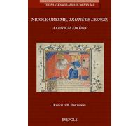 Nicole Oresme, Traitie de l'Espere: A Critical Edition