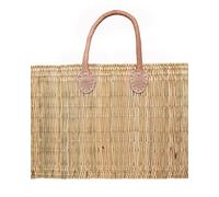 Nicole Reed Basket Bag with Leather Handles S M L/Set of 3, Large
