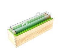Nicole Silicone Soap Mold Rectangle Handmade Loaf Mould with Wood Box Soap Making Mould Dividers