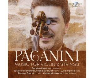 Nicolo Paganini : Paganini: Music for Violin & Strings CD (2023) NEW