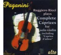 Nicolo Paganini Ruggiero Ricci Plays Complete Caprices for Solo (CD) (US IMPORT)