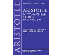 Nicomachean Ethics: Books VIII and IX (Clarendon Aristotle Series)
