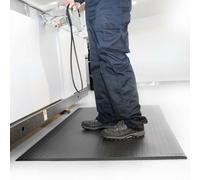 Nicoman 12mm Thick Tough Heavy Duty Anti-Fatigue Mat 150 X 90Cm Black