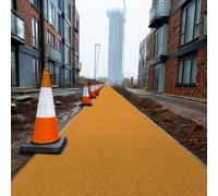 Nicoman 16mm Spaghetti Anti-Slip Site Walkway Matting 1.2M X 9M - Orange
