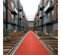 Nicoman 16mm Spaghetti Anti-Slip Site Walkway Matting 1.2M X 9M - Red