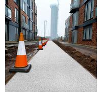 Nicoman 16mm Spaghetti Anti-Slip Site Walkway Matting 1.2M X 9M - White