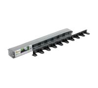 Nicoman 1m Flexi Landscape Black Plastic Invisible Lawn Edging Garden Border | Size: 1 Pack Nicoman Black 1 Pack