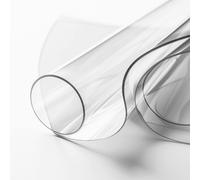 Nicoman 2mm Transparent PVC Tablecloth - 1.45m Wide, Sold by the Meter - 0.5m