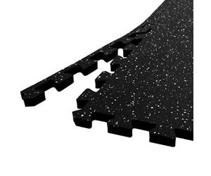 Nicoman 30X30Cm 14mm Interlocking Rubber Top Eva Foam Floor Mats For Gym, Exercise Mats Reduce Noise And Impact - Pack Of 4