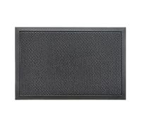 Nicoman 3D Mesh Door Mat, Heavy-Duty Dirt Trapper Floor Matt for Indoor/Outdoor, Entrance Patios Garden Garages, Low-Profile, Non-Slip, Machine Washable, Charcoal 150x90cm (5x3ft)