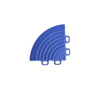 Nicoman 4 x Corner Pieces for Nicoman Modular Interlocking Floor Tiles - Blue