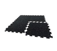 Nicoman 62X62Cm 14mm Interlocking Rubber Top Eva Foam Floor Mats For Gym, Exercise Mats Reduce Noise And Impact - Pack Of 8