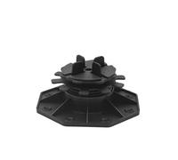 Nicoman Adjustable Tile & Paver Support Pedestal - Height Adjustable, Black Heavy-Duty Plastic, Paving Leveling & Drainage System (Tile Pedestal - 10 Pack, 28-60mm)