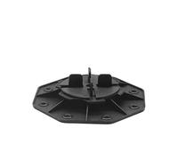 Nicoman Adjustable Tile & Paver Support Pedestal - Height Adjustable, Black Heavy-Duty Plastic, Paving Leveling & Drainage System (Tile Pedestal - 1 Pack, 18-28mm)