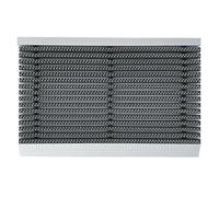 Nicoman Aluminium Barrier Dirt-Trapper Door Mat Metal Scrape Doormat 60x40cm