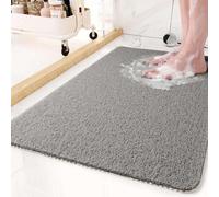 Nicoman Anti Slip Pvc Loofah Shower Mat Anti Mould Washable Bath Mat - Rectangular 75X44 Cm