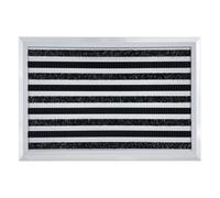 Nicoman Aluminium Barrier Dirt-Trapper Door Mat Carpet Brush 60cm x 40cm in Grey | Size: 40 cm x 60 cm Nicoman Grey 40 cm x 60 cm