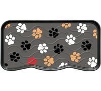 Nicoman Boot Tray Shoe Organiser Soft Rubber Non Slip Washable Multipurpose Container Floor Carpet Protection for Indoor Outdoor - (Paws, Pack of 2)