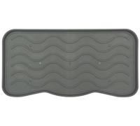 Nicoman Boot Tray Shoe Organiser Soft Rubber Non Slip Washable Multipurpose Container Floor Carpet Protection for Indoor Outdoor - (Plain Black, Pack of 1)