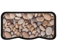 Nicoman Boot Tray Shoe Organiser Soft Rubber Non Slip Washable Multipurpose Container Floor Carpet Protection for Indoor Outdoor - (River Stone, Pack of 2)