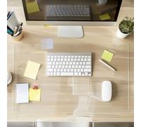 Nicoman Clear Desk Mat, Non-Slip PVC Desk Protector Mat, 2mm Thick, Waterproof & Heat Resistant, Transparent, 60x40cm (2x1.3ft)