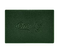 Nicoman COME-IN Embossed Shape Door Mat Dirt-Trapper Washable Barrier Doormat-(Use Indoor or Sheltered Outdoor)-(90x60cm/3x2ft,Large) Green