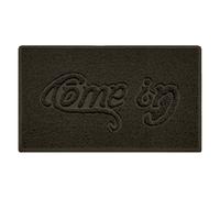 Nicoman "Come In" Grey Spaghetti Door Mat - Brown - 75cm x 44cm - Yes (Suitable for Indoors)