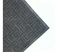 Nicoman Extra Large Shop Entrance Floor Door Mat, Heavy Duty Matt Dirt Scrapper Garden Matting (150cm x 90cm, 5ft x 3ft), Grey