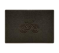 Nicoman "Cycle" Grey Spaghetti Doormat - Brown - 90cm x 60cm - No (Suitable for Outdoors)