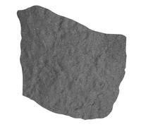 Nicoman Natural Stepping Stone Rubber Garden Decoration Grey - Pack Of 2