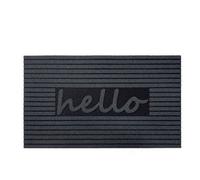 Nicoman Eco-Friendly "Hello" Door Mat - Dark Grey
